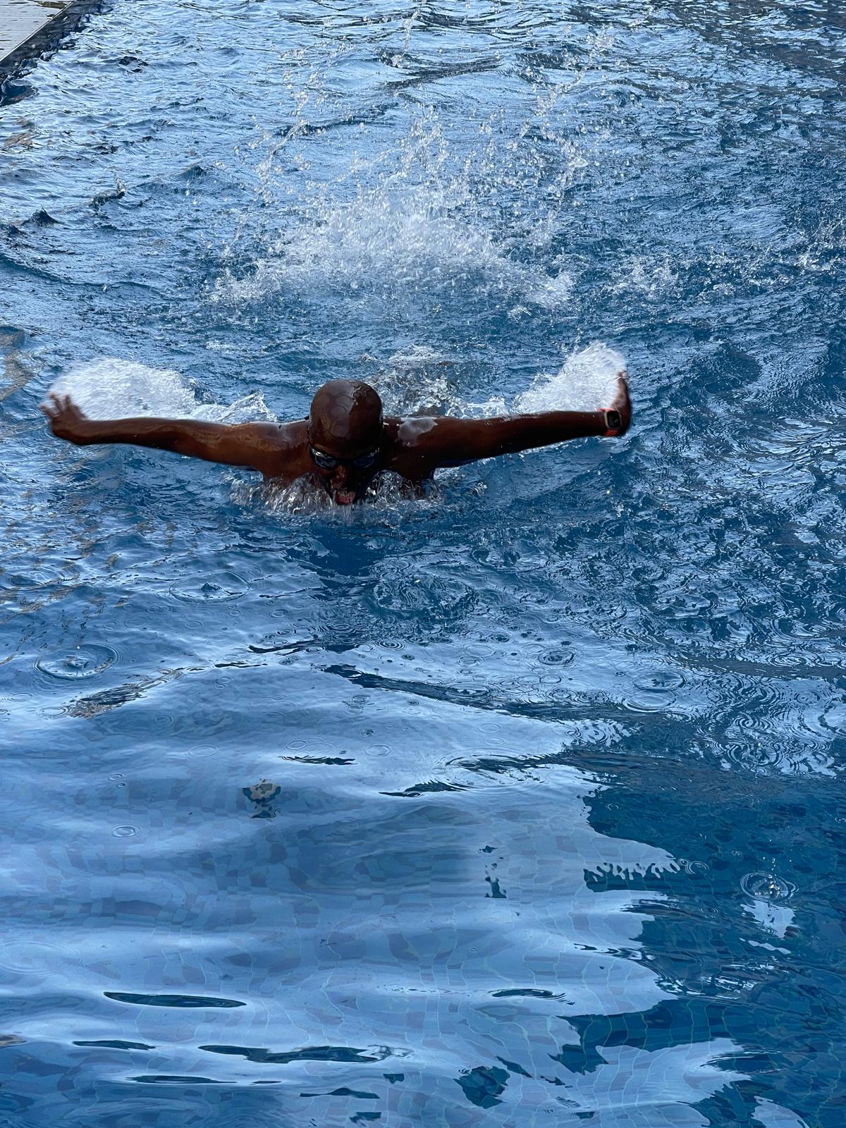 Butterfly stroke photo