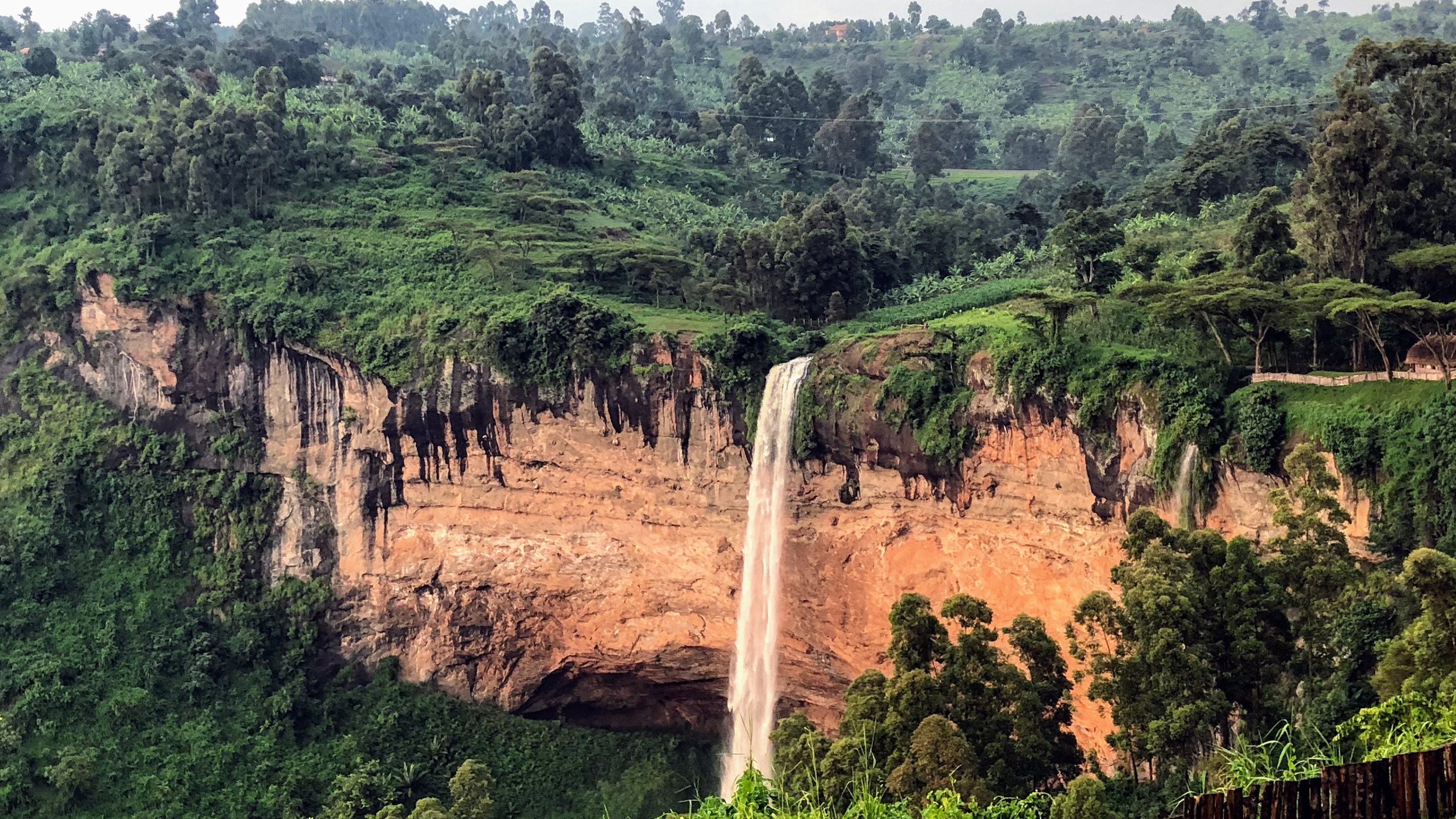 Plastic waste accumulation at the end of Nakivubo channel near Lake Victoria